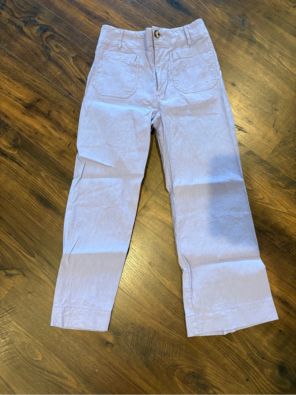 Maeve Lavender Ankle Crop Pants